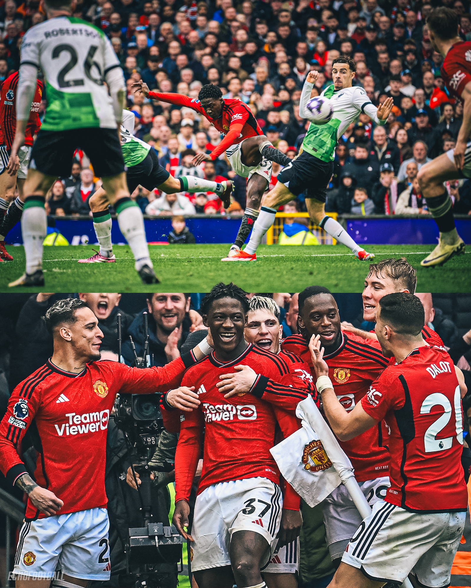 曼联战胜对手领先，球队发挥出色的简单介绍